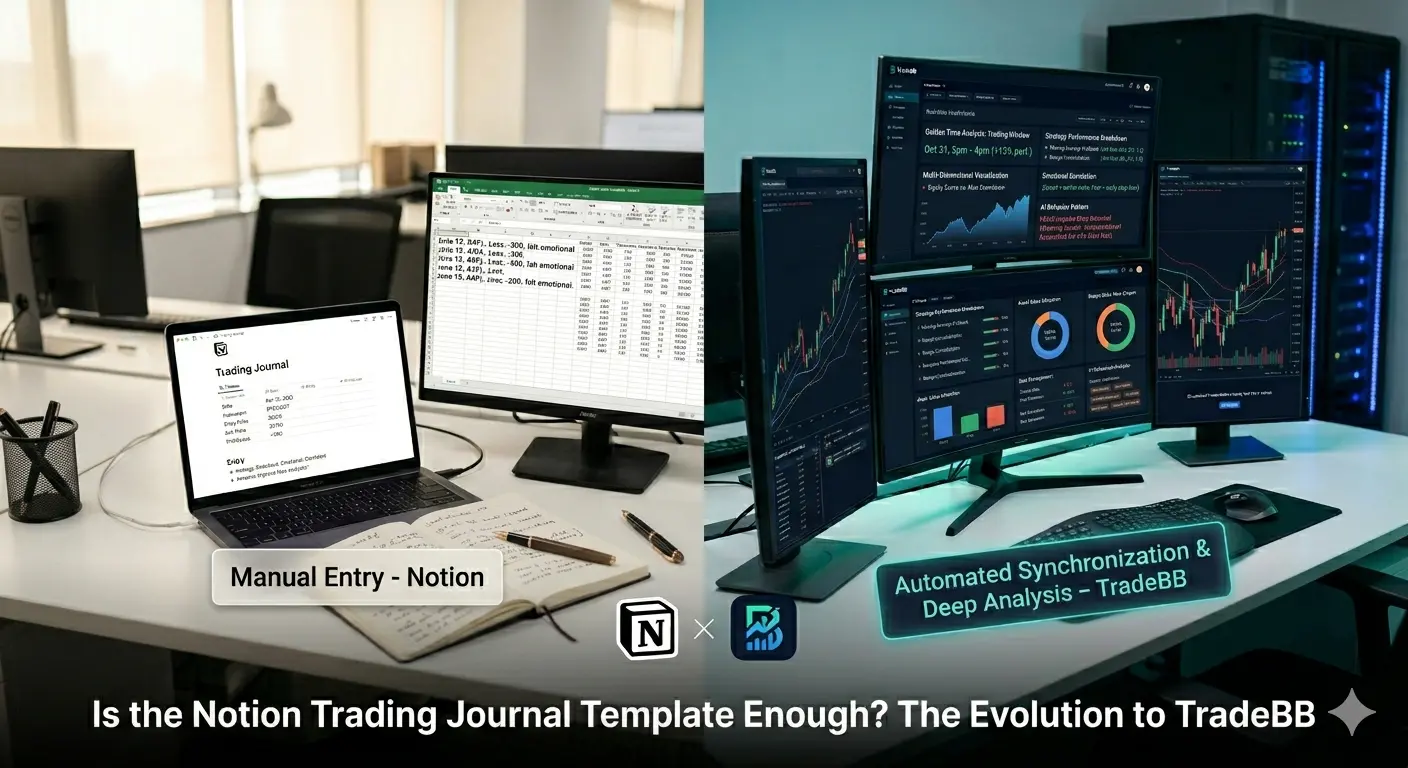 Is the Notion Trading Journal Template Enough? Why Top Traders Are Turning to TradeBB